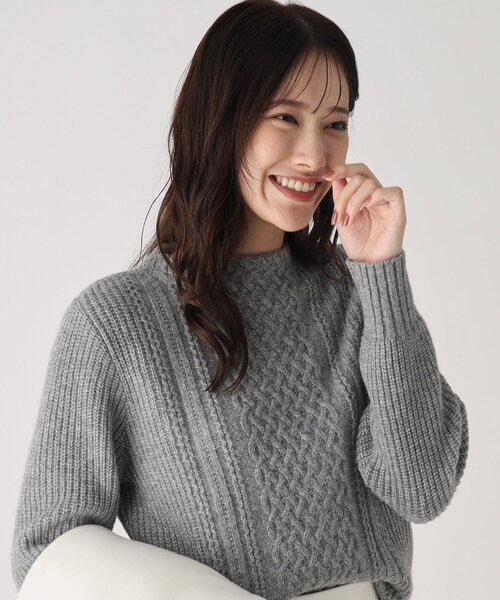 タグ無新品⭐️ COUP DE CHANCE⭐️大人のケーブルニット セーター COUP DE CHANCE（クードシャンス） ニット セーター 「洗える／日本製