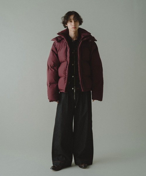 Camphor wood ダウンジャケット ダウン detachable sleeve 4way puffer