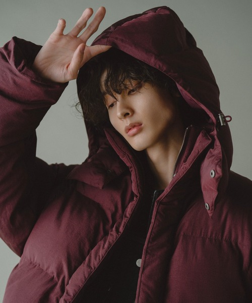 Camphor wood ダウンジャケット ダウン detachable sleeve 4way puffer