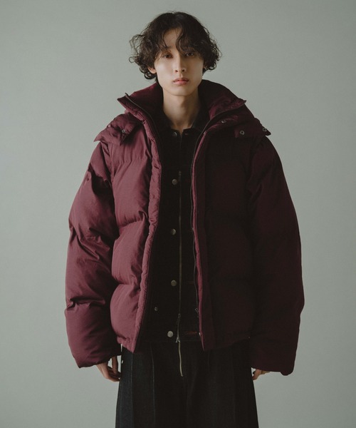 Camphor wood ダウンジャケット ダウン detachable sleeve 4way puffer
