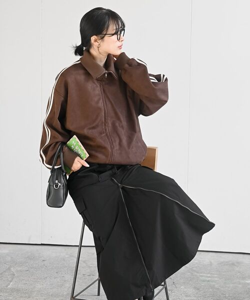 r・p・s（アールピーエス） ブルゾン アウター スエードポンチトラック