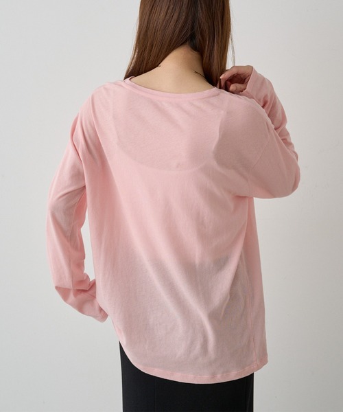 pual ce cin tシャツ コットンシアーカットソー レディース : ZOZOTOWN