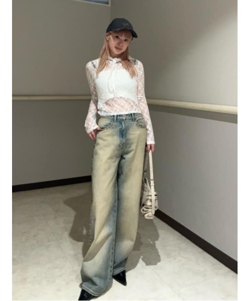 SLY（スライ） ジーンズ デニム デニムパンツ Ngm.S JW STRAIGHT PT-B