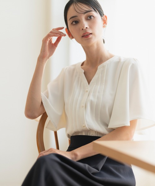 CELEN ブラウス シャツ 夏 半袖 入学式 卒業式 「オフィスカジュアル