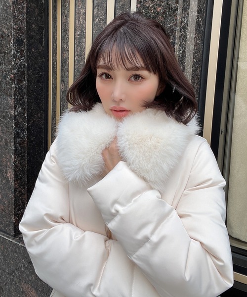 EIMY ISTOIRE（エイミーイストワール） ダウンコート M ホワイト