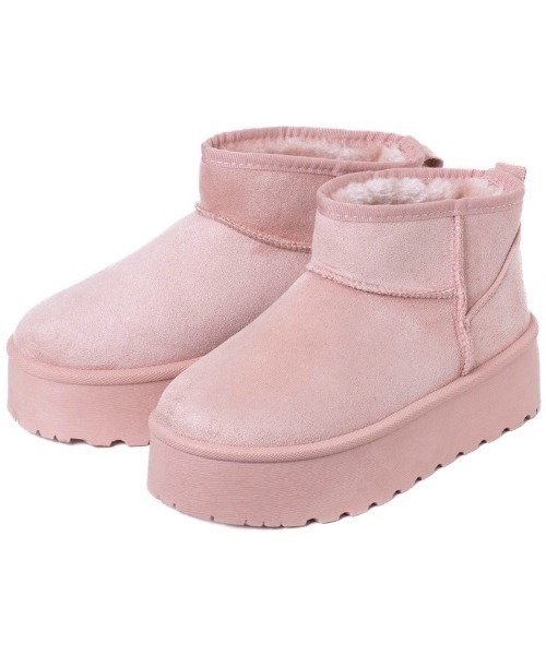 「R&E」 ムートンブーツ L ブラック レディース_画像9