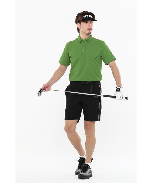 PING ポロシャツ 「PING APPAREL」ボタンダウン半袖ポロシャツ