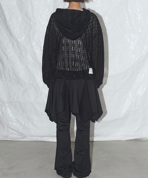 FANCY CLUB パーカー 「FANCY CLUB」PLUMPY LACE LINE HOOD ZIP
