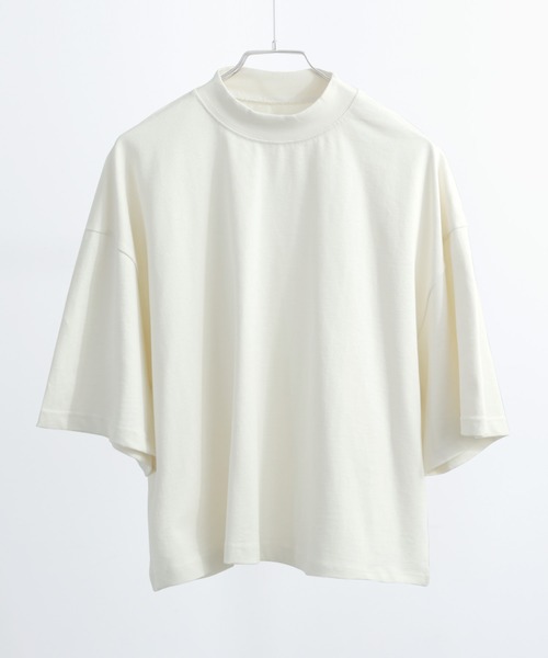 Fashion Letter（ファッションレター） tシャツ ボトルネック5分袖Tee
