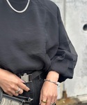 tシャツ オーガンジーシアー長袖トップス レディースの詳細画像5