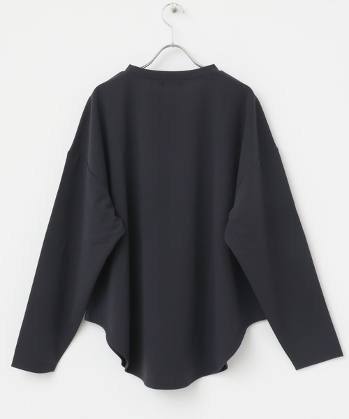 ITEMS URBANRESEARCH tシャツ カットジョーゼットロングTシャツ