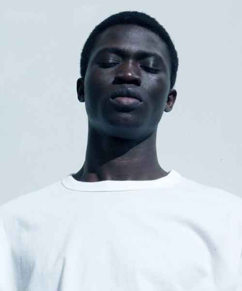 BIOTOP tシャツ 「Hanes for BIOTOP」 WASHED COTTON CREW NECK