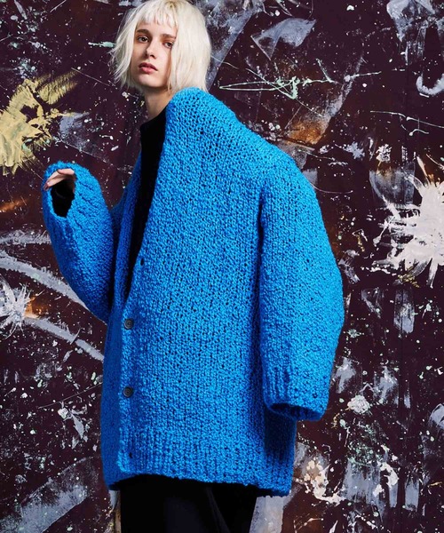 MAISON SPECIAL（メゾンスペシャル） ニットカーディガン 1 ブルー