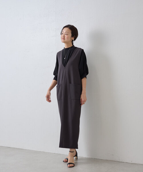 BEARDSLEY ジャンパースカート スッキリジャンパースカート