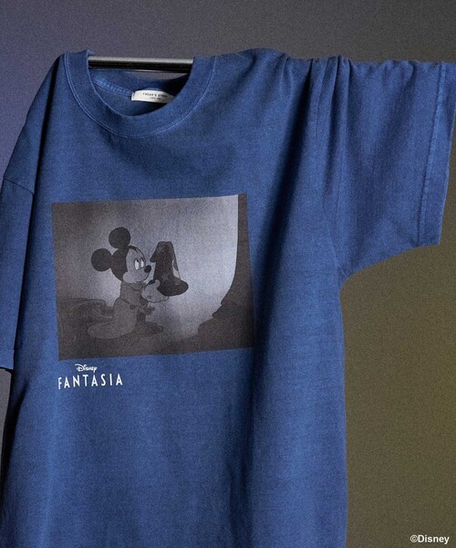tシャツ 「DISNEY FANTASIA」 ボックスモノクロフロントプリント Tシャツ/ディズニー/ファンタジア/ミッキーマウス レディース | FREAK'S STORE | 04