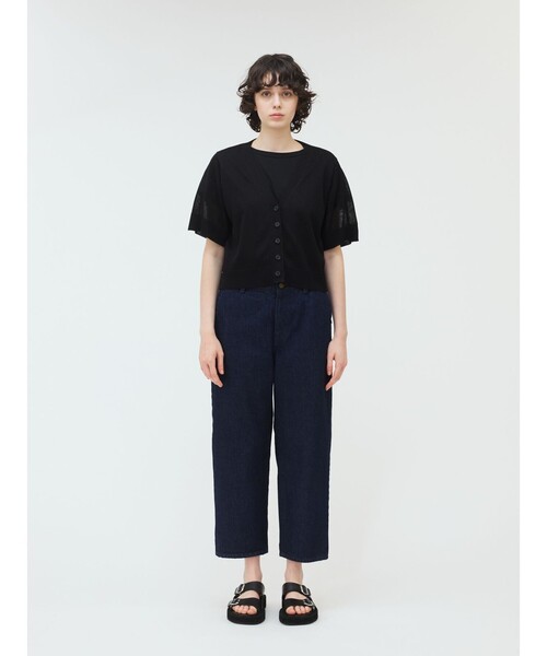 【新品未使用】今期商品！mizuiro ind Vネック短袖カーディガン mesh V neck short C/D | 1-210064 – mizuiro ind
