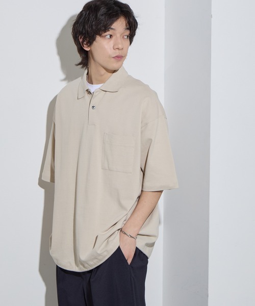 SLICK ポロシャツ 「SLICK/スリック」40/2 Moss Stitch