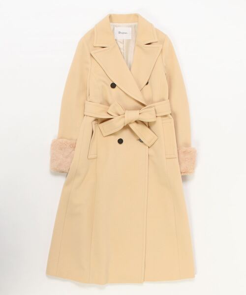 GRACE CONTINENTAL（グレースコンチネンタル） コート 36 イエロー