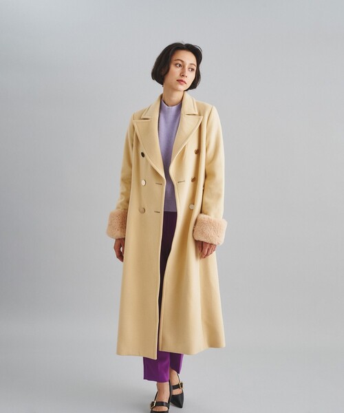 GRACE CONTINENTAL（グレースコンチネンタル） コート 36 イエロー