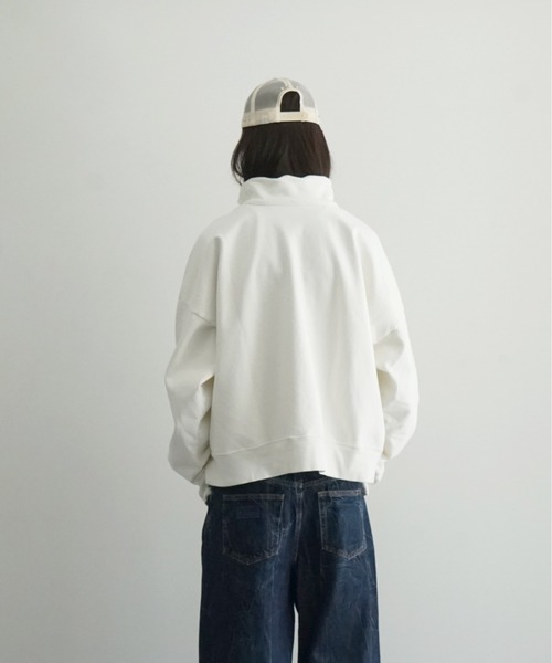 basketcase スウェット Basketcase トレーナー スウェット HENCH QUARTER ZIP メンズ