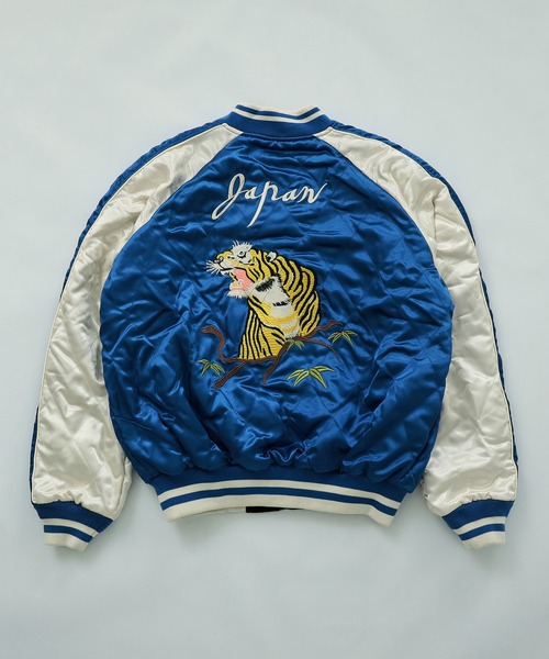 ALPHA」 スカジャン MEDIUM ブラック メンズALPHA INDUSTRIES