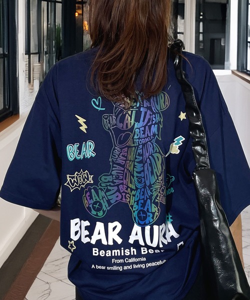 Candlestick tシャツ レトロ ポップ ストリート ワイド