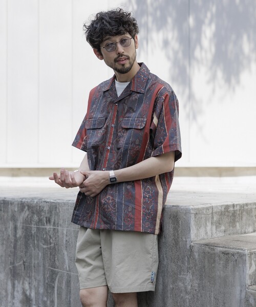 フリークスストア　インドバティック調柄半袖シャツ FREAK'S STORE シャツ FREAK'S STORE/フリークスストア インド製