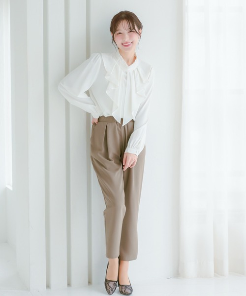 Retica（レティカ） ブラウス シャツ ブラウス 襟 フリル レディース