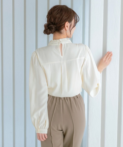 Retica（レティカ） ブラウス シャツ ブラウス 長袖 フォーマル 襟