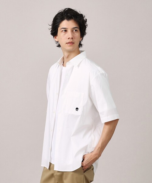 TAKEO KIKUCHI（タケオキクチ） シャツ 半袖 「LIMITED」ワンポイント