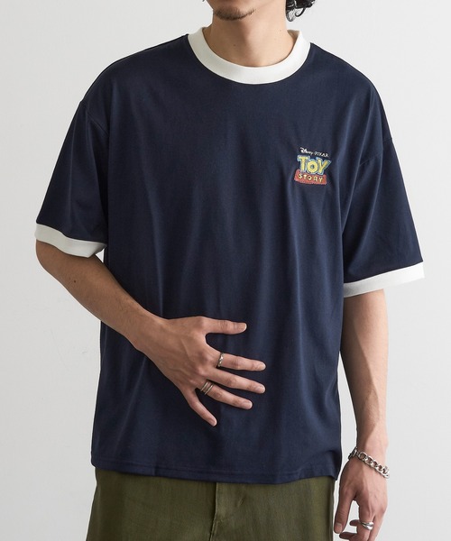 Disney（ディズニー） tシャツ 「DISNEY MICKEY」MIC＆TORリンガー