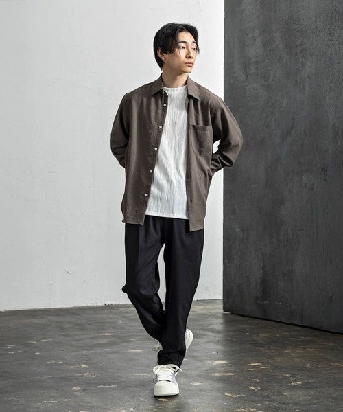 CLOSET tシャツ ウェーブテクスチャTシャツ メンズ : ZOZOTOWN Yahoo