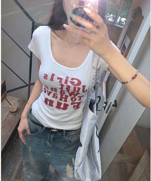 DEVICE（デバイス） tシャツ 半袖 シンプル 英字 ロゴ プリント 韓国 