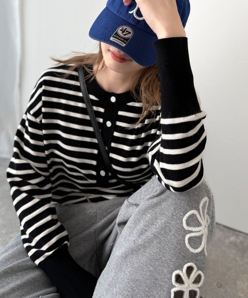 のん様ご専用◆Deuxieme Classe GOODGRIEFローゲージニット GOLDEN GOOSE REGULAR CREW NECK LOGO（ニット／セーター）｜Deuxieme
