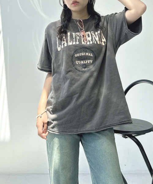AS KNOW tシャツ ○ヴィンテージ風プリント オーバーサイズ半袖T