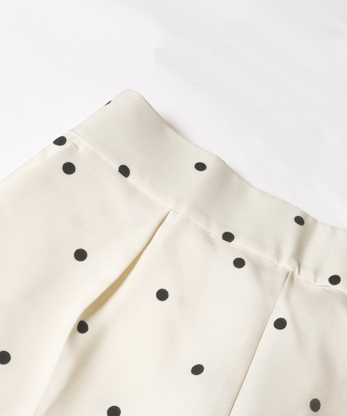 cocoさま コカ coca センタープレスワイドパンツ （Black） -ファッション