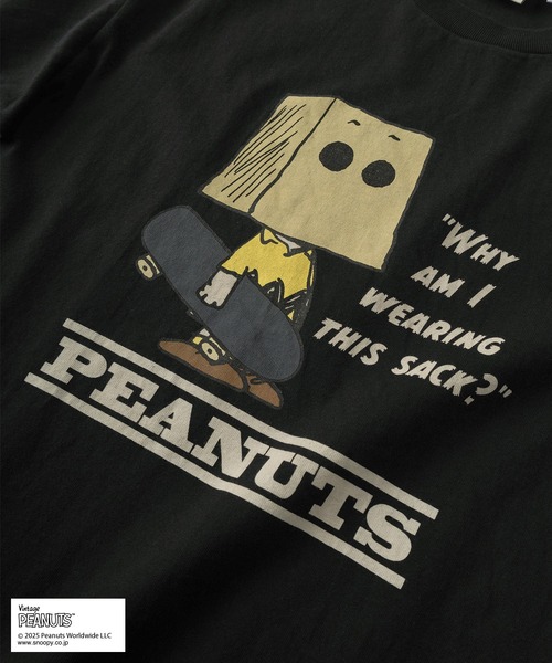 PEANUTS tシャツ 「75」「PEANUTS/ピーナッツ」×「NUTMEG