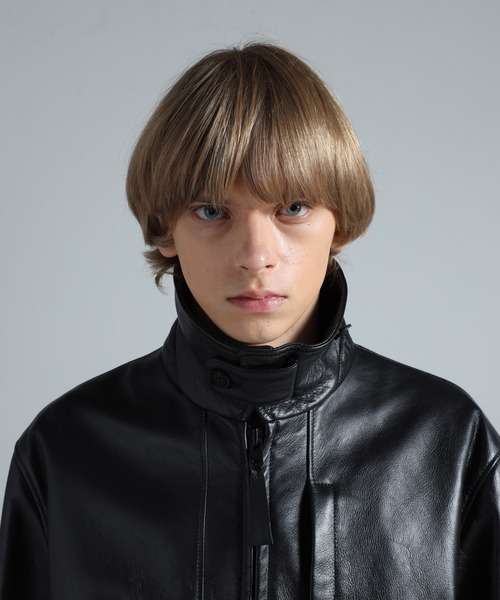 Y-3 ブルゾン アウター LEATHER BOMBER JACKET メンズ : ZOZOTOWN