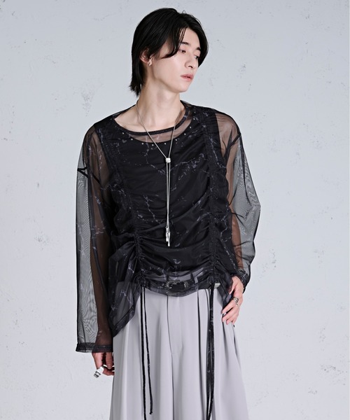 nounless シアートップス NOUNLESS ナウンレス シアートップス - メルカリ