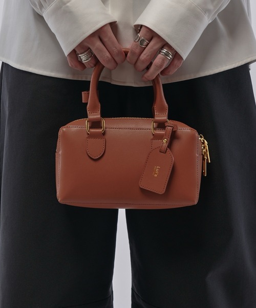 【極美品】ルイスレザーズ2WAY ミニボストンバッグ ショルダーバッグ Lui's（ルイス） ショルダーバッグ ミニボストン2WAY BAG (ショルダー