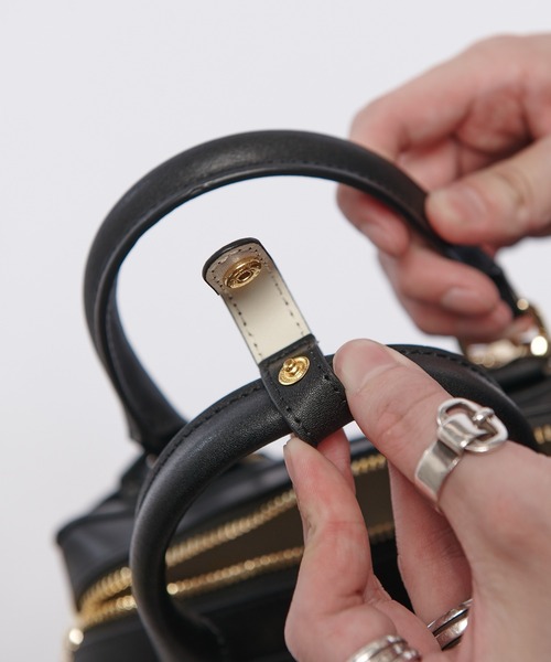 Lui's（ルイス） ショルダーバッグ ミニボストン2WAY BAG (ショルダー