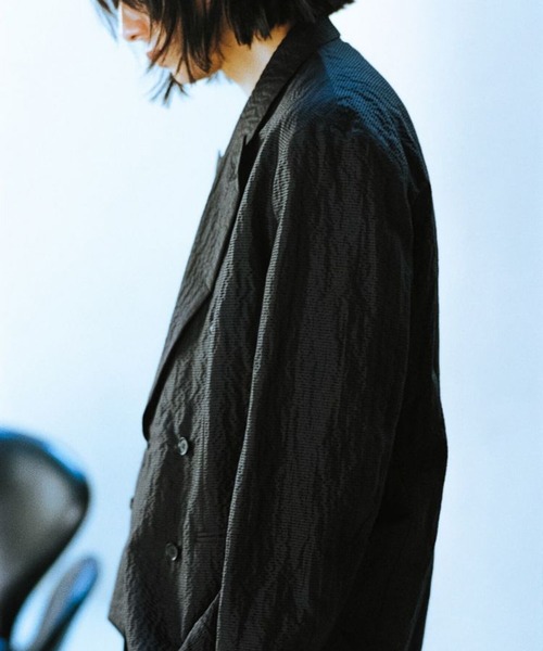LIDnM 「LIDNM」 テーラードジャケット MEDIUM ブラック系その他