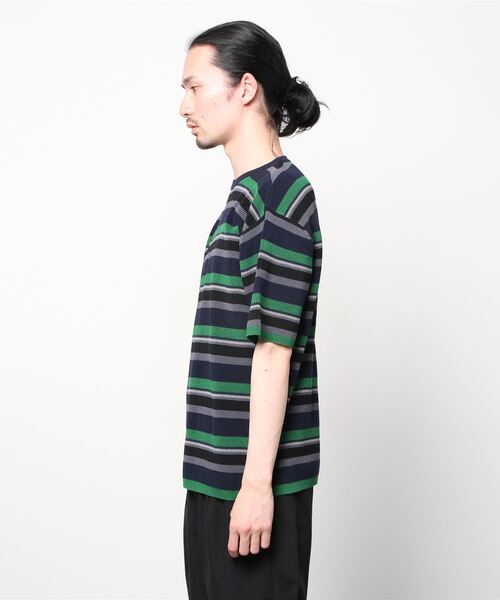 BATONER 「BATONER」 半袖ニット 2 ブラウン メンズ : ZOZOTOWN Yahoo