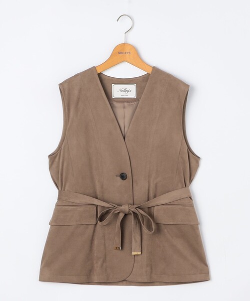 NOLLEY'S（ノーリーズ） ベスト ジレ 「セットアップ対応」ストレッチ