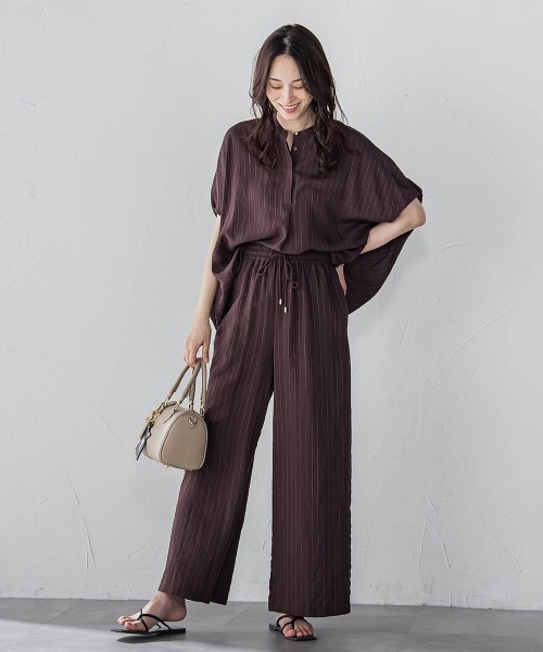 LAUTREAMONT（ロートレアモン） パンツ 「WEB限定」キュプラTR