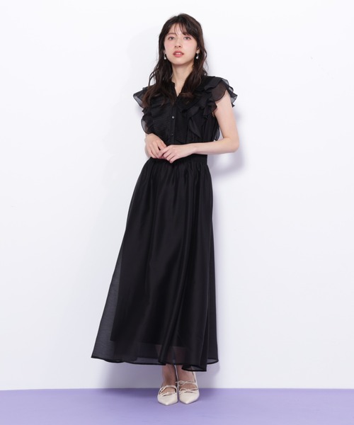 JILL by JILL STUART シアーフリルワンピース JILL by JILL STUART（ジルバイジルスチュアート） ワンピース シアー