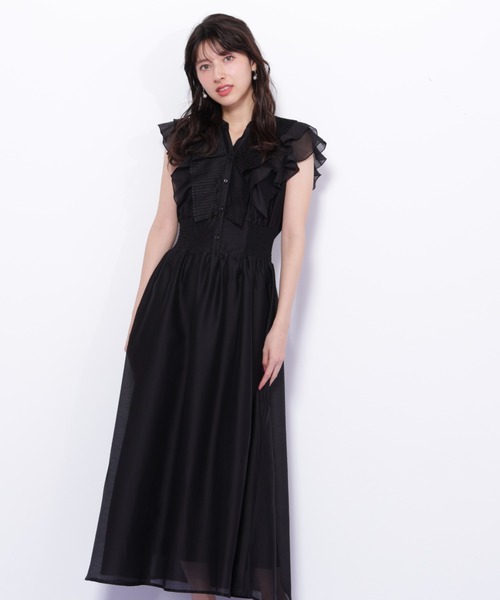 JILL by JILL STUART シアーフリルワンピース JILL by STUART ワンピース シアープリーツフリルワンピース