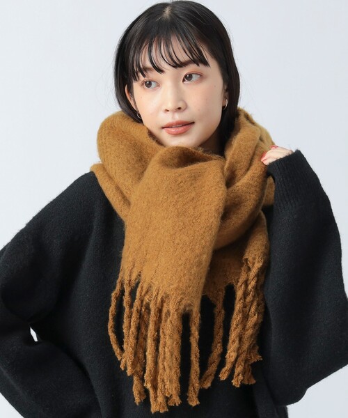BEAMS HEART（ビームス ハート） マフラー ストール フリンジ ストール