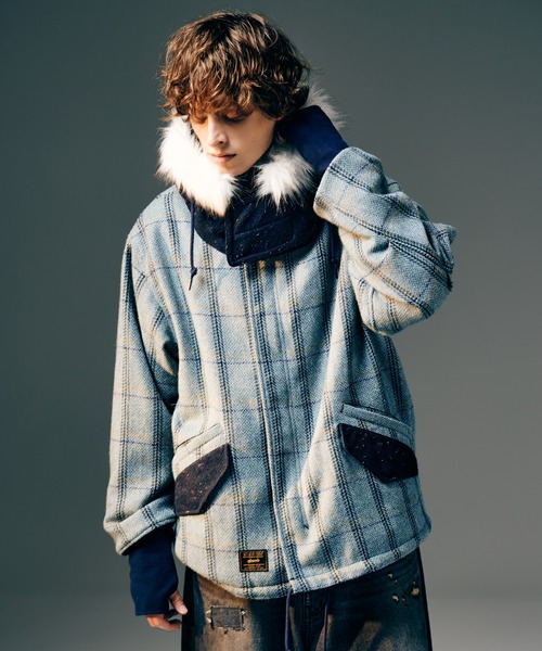 【美品】glamb モッズコート glamb（グラム） モッズコート コート Emblem High Neck Mods Coat