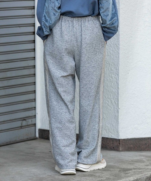Munich（ミューニック） パンツ ツイード×ヴィンテージサテンサイド